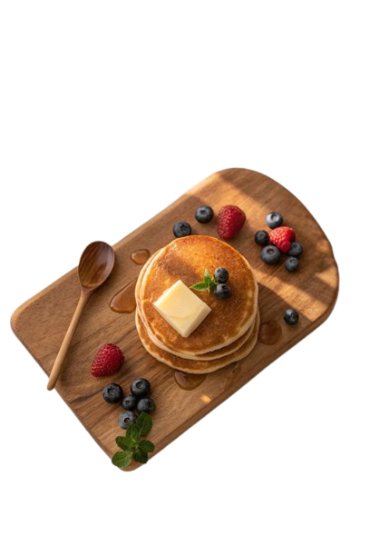 quick fluffy gluten free pancake stack removebg preview