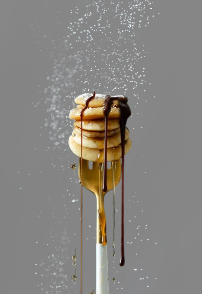 mini pancake with spoon removebg preview